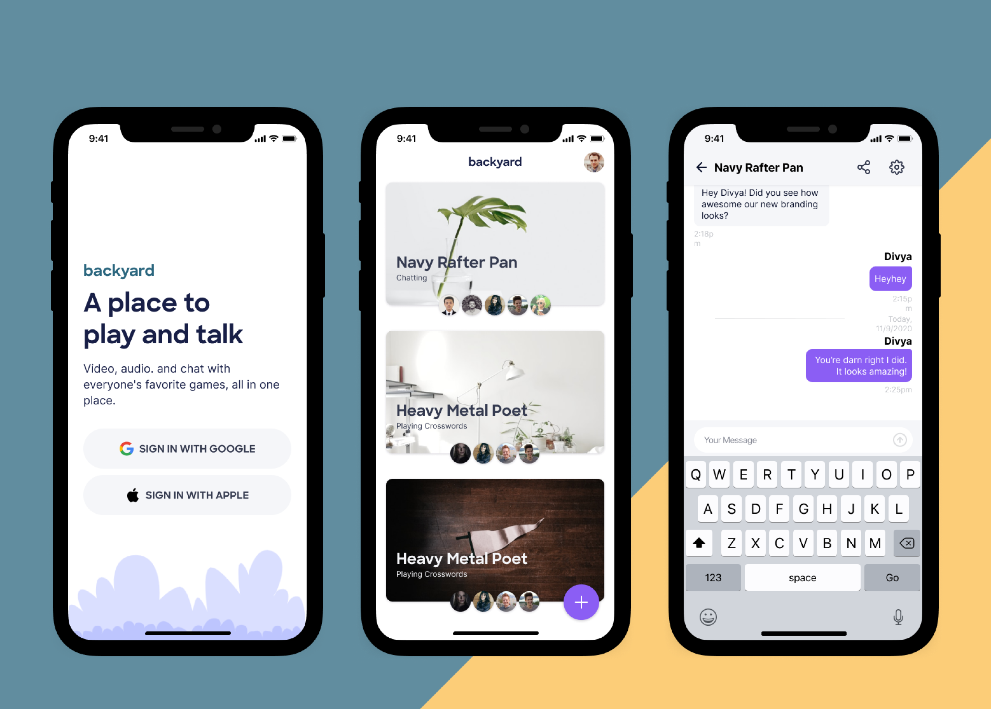 Backyard mobile work example